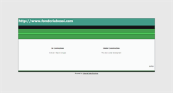 Desktop Screenshot of fonderiabossi.com