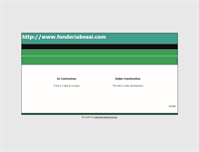 Tablet Screenshot of fonderiabossi.com